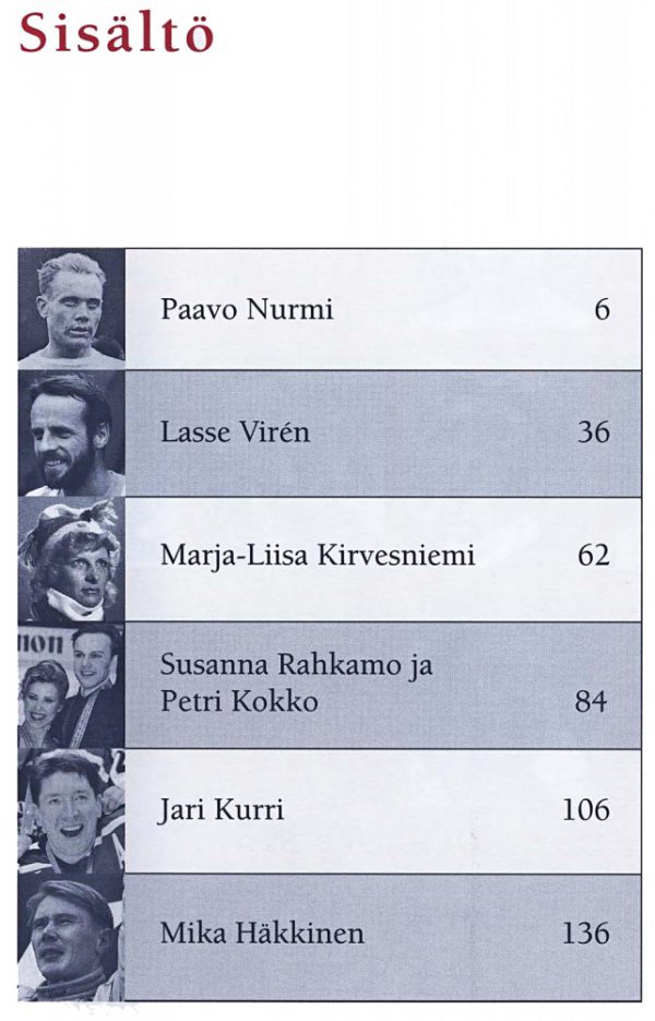 Suomalaisia urheilijoita