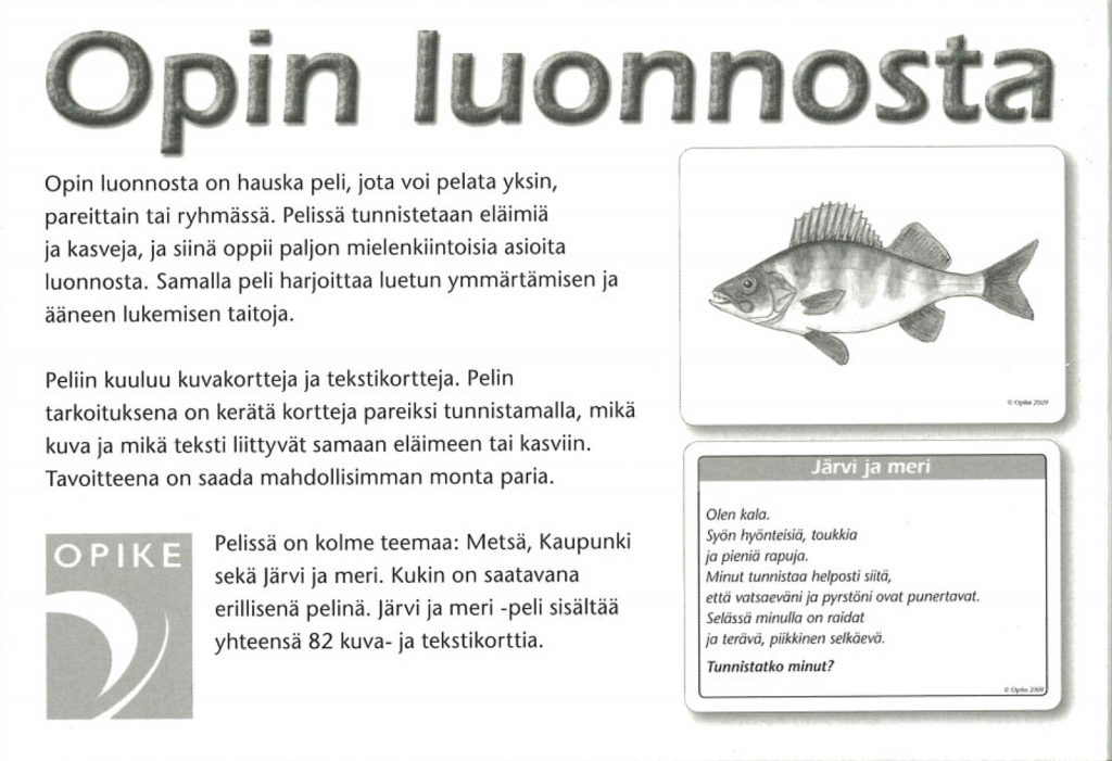 Opin luonnosta: Järvi ja meri - Image 2