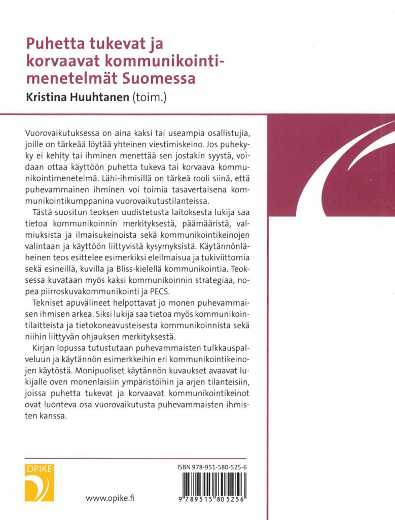 Puhetta tukevat ja korvaavat kommunikointimenetelmät Suomessa - Image 2