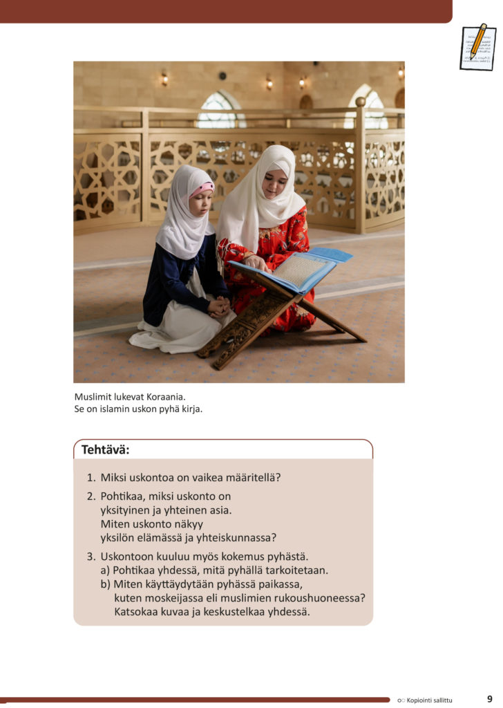 Islam, tehtäviä